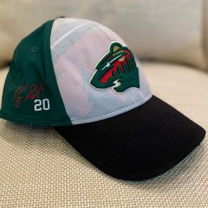 NHL Minnesota Wild Hat with Ryan Suter #20 side of Hat made by Reebok